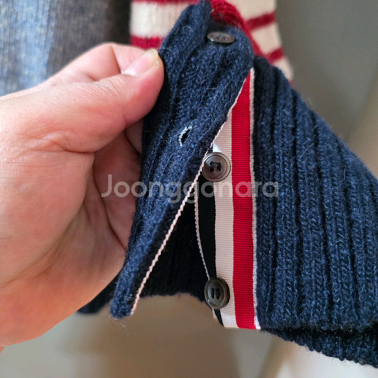 톰브라운 컬러블록 니트 스웨터 사이즈5--3