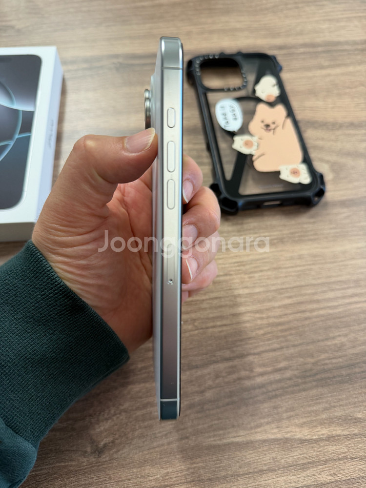 (개인) 아이폰16 프로 맥스 실버 티타늄 512GB--5