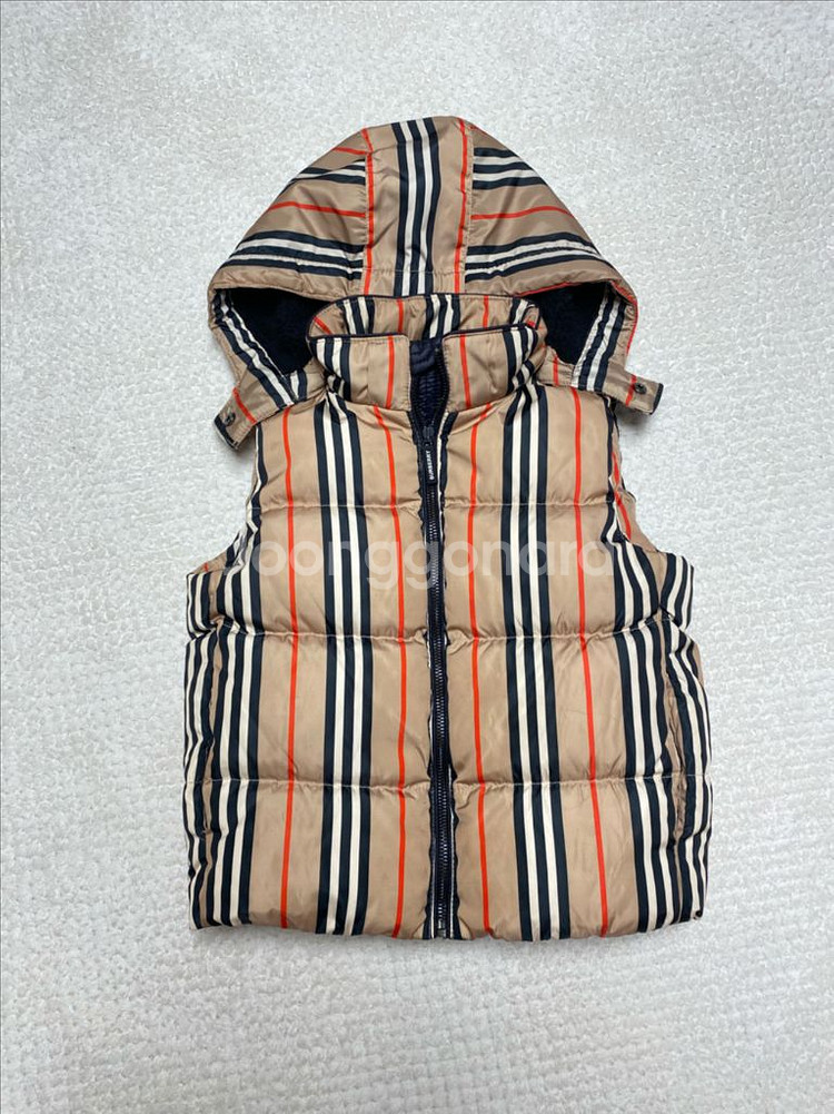 버버리 키즈 패딩베스트--0