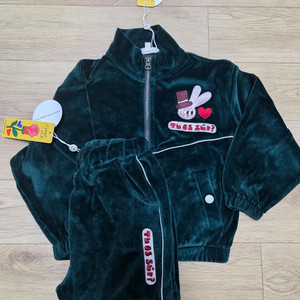 새상품) 리미떼두두 벨벳 트레이닝 상하세트 XS