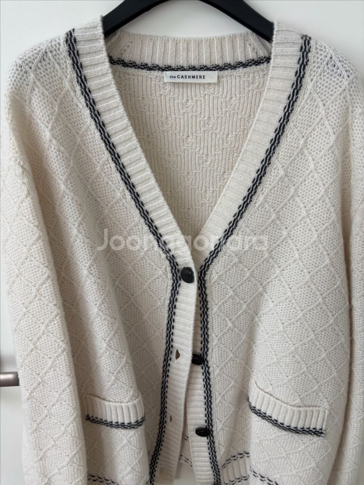 캐시미어 니트 가디건--8