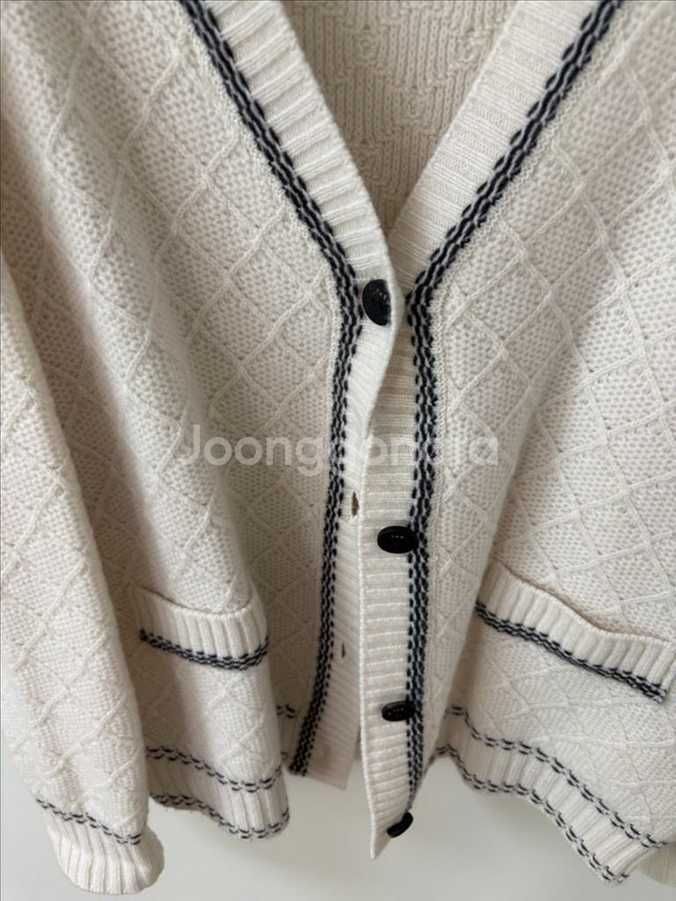 캐시미어 니트 가디건--9