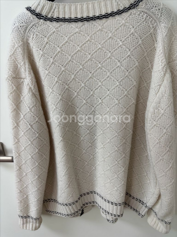 캐시미어 니트 가디건--10