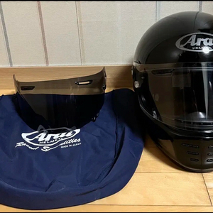 아라이 오토바이 헬멧 블랙 유광