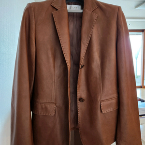 타임 여성 양가죽 자켓 모카브라운 이탈리아 원단