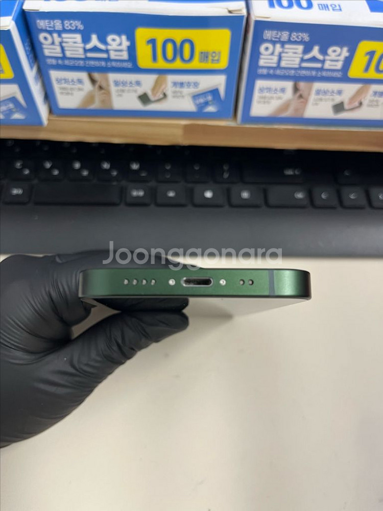 아이폰13미니 128G 그린 SSS급!--3