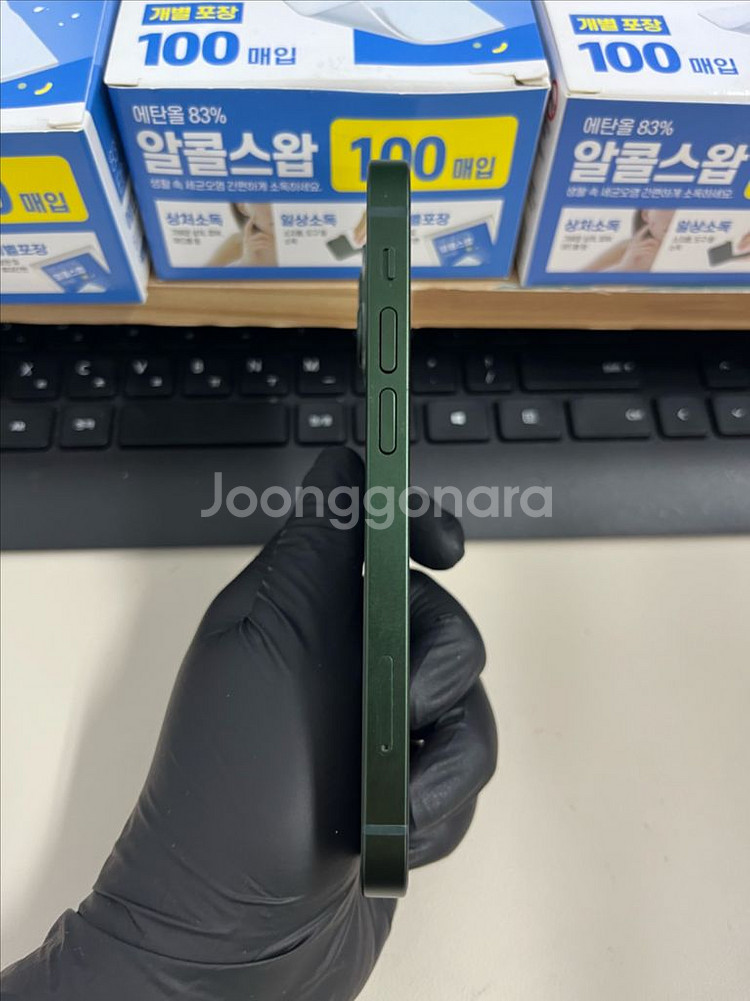 아이폰13미니 128G 그린 SSS급!--5
