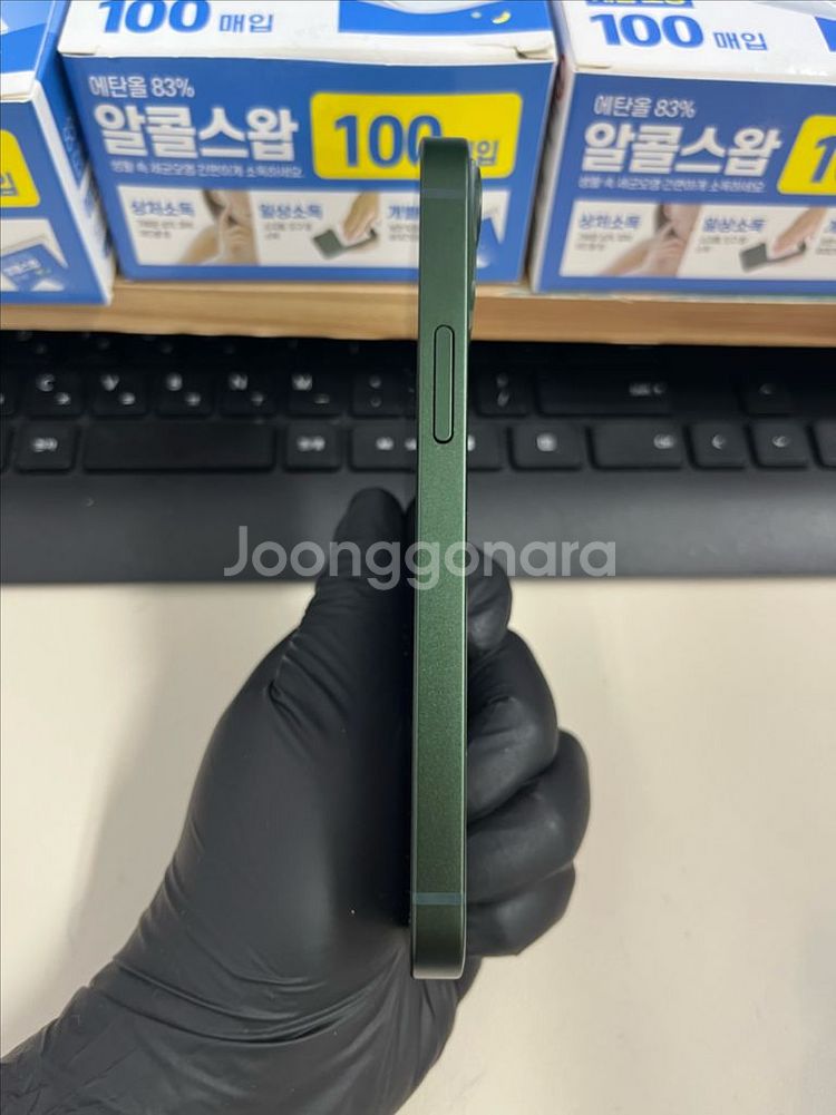 아이폰13미니 128G 그린 SSS급!--4