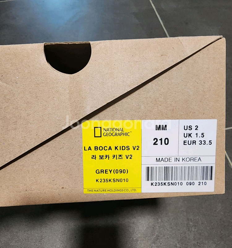 내셔널지오그래픽 키즈 운동화 210--4