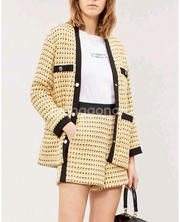 마쥬 트위드자켓--0