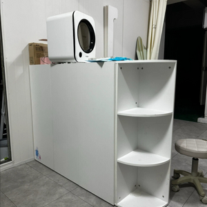 3단 수납장+틈새수납장