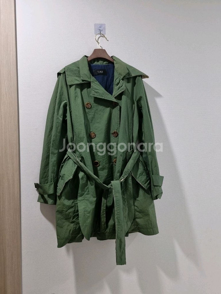 TIME 타임 트렌치 코트--3