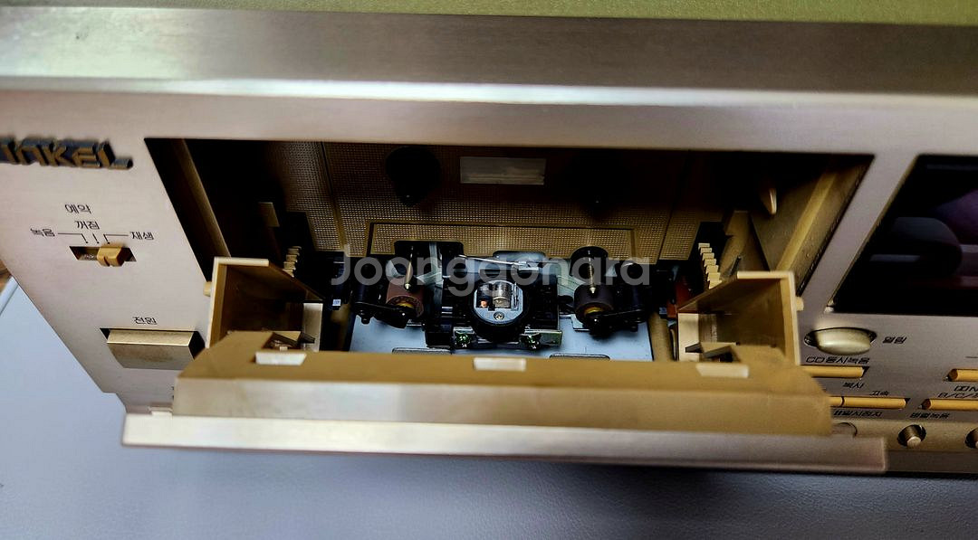 인켈 더불 카셋트데크 DD-6030G 골드색상--1