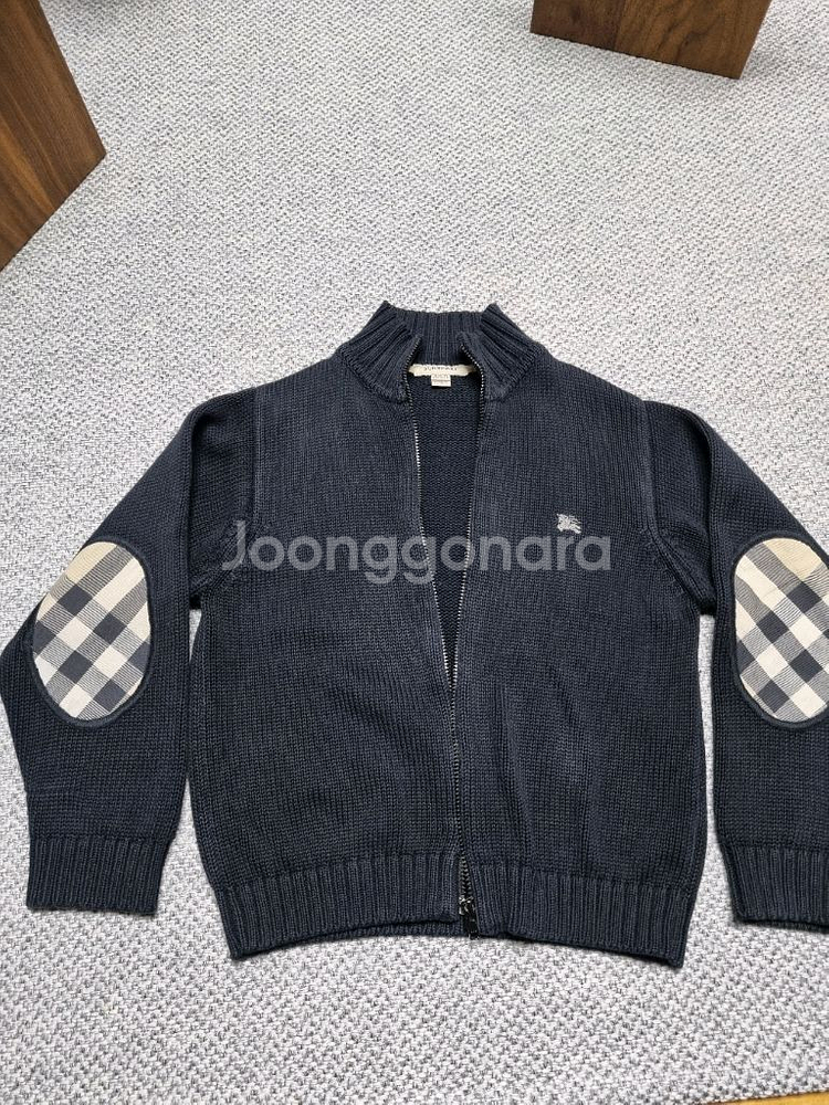 남아 버버리 집업니트자켓 6y/116cm--0