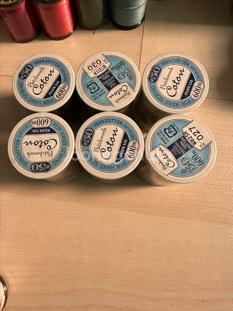 퀼트 미사용실,크로바 재단가위 미사용 일괄--0