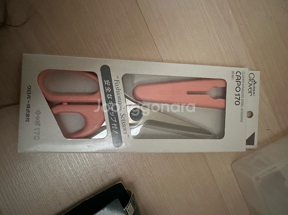 퀼트 미사용실,크로바 재단가위 미사용 일괄--2