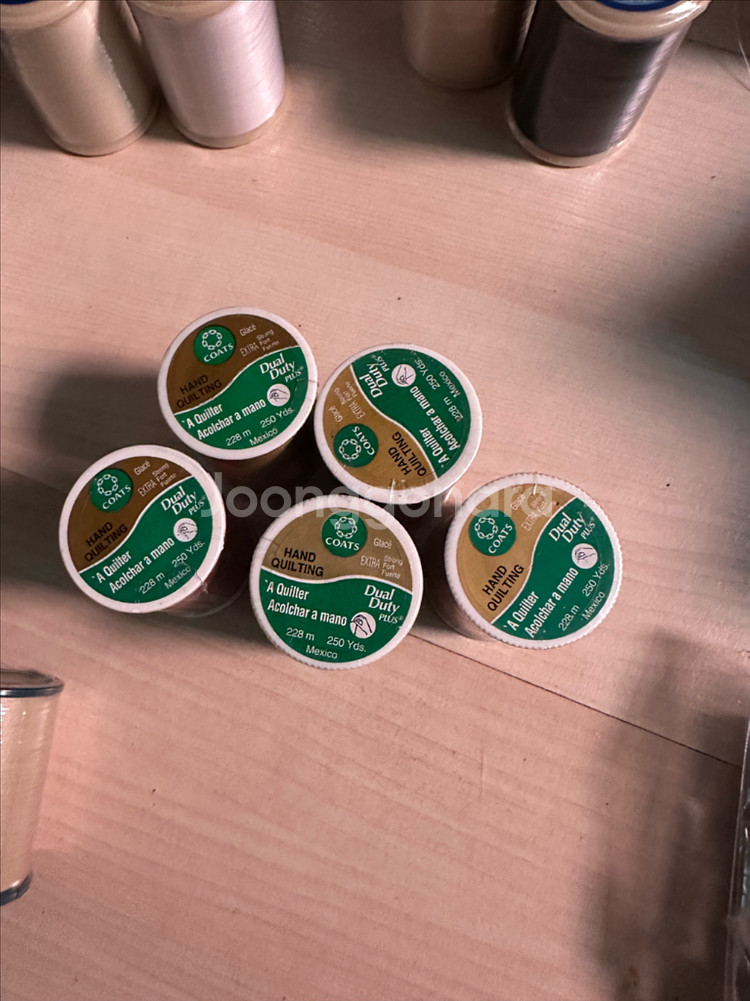 퀼트 미사용실,크로바 재단가위 미사용 일괄--5