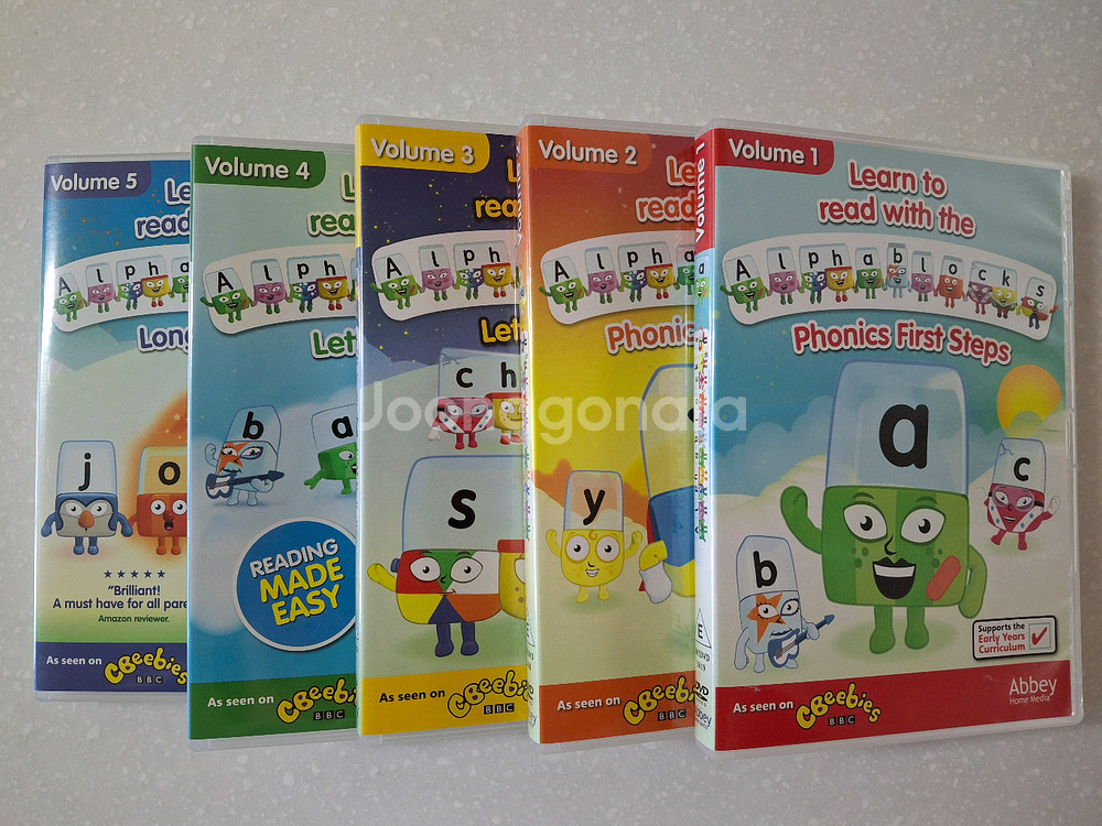 <택포>알파블럭스 영어학습 DVD 세트--0