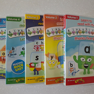 <택포>알파블럭스 영어학습 DVD 세트