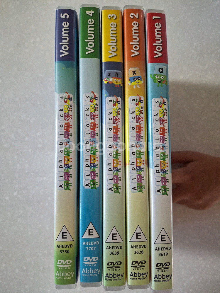 <택포>알파블럭스 영어학습 DVD 세트--1