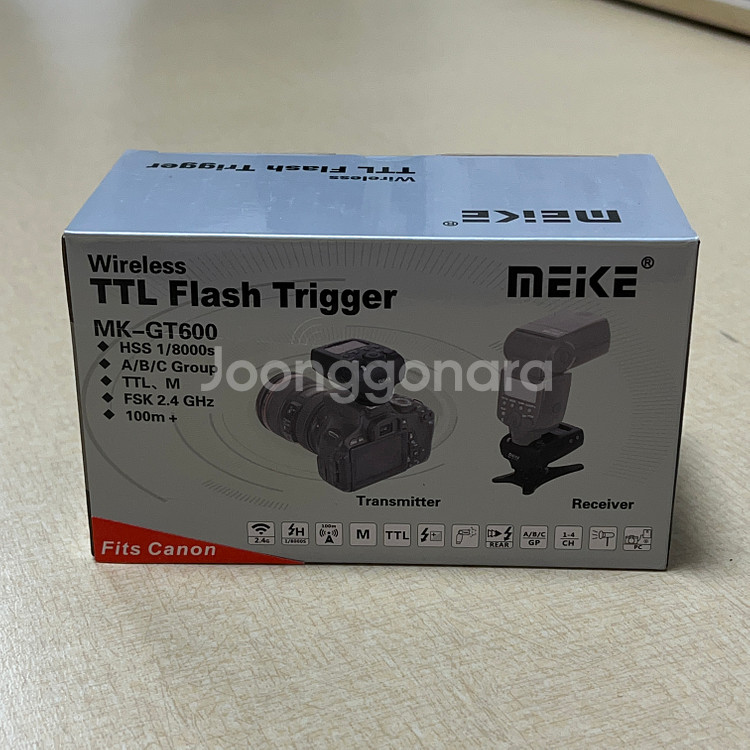 캐논용 MEIKE MK910 + MK-GT600 트리거 세트 / TTL·HSS 지원 / 세트판매--3