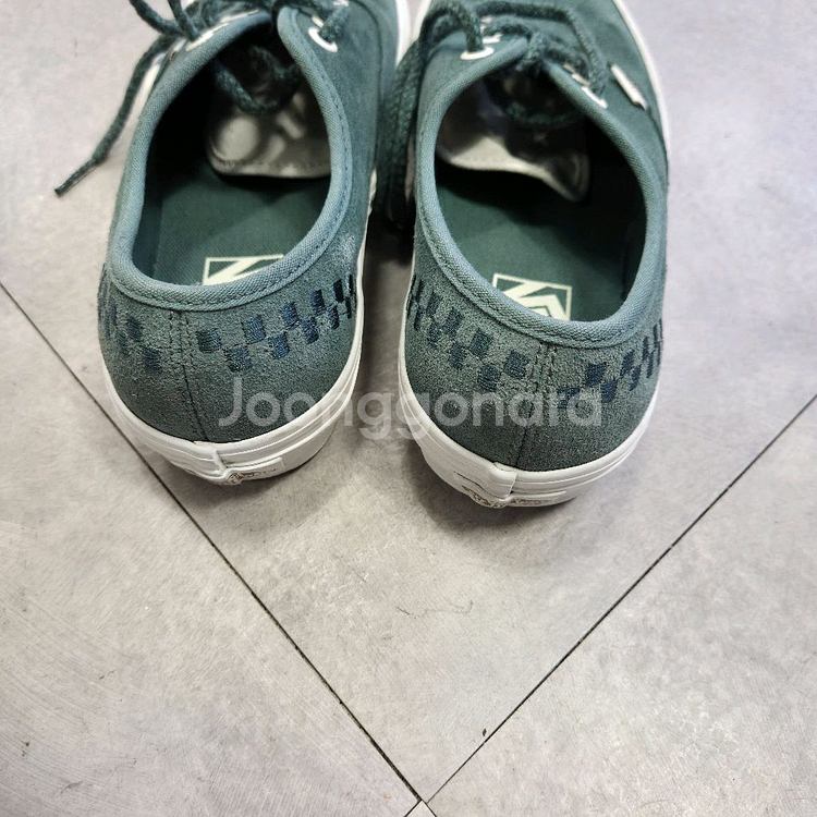 반스 어센틱 스웨이드 그린 230--6