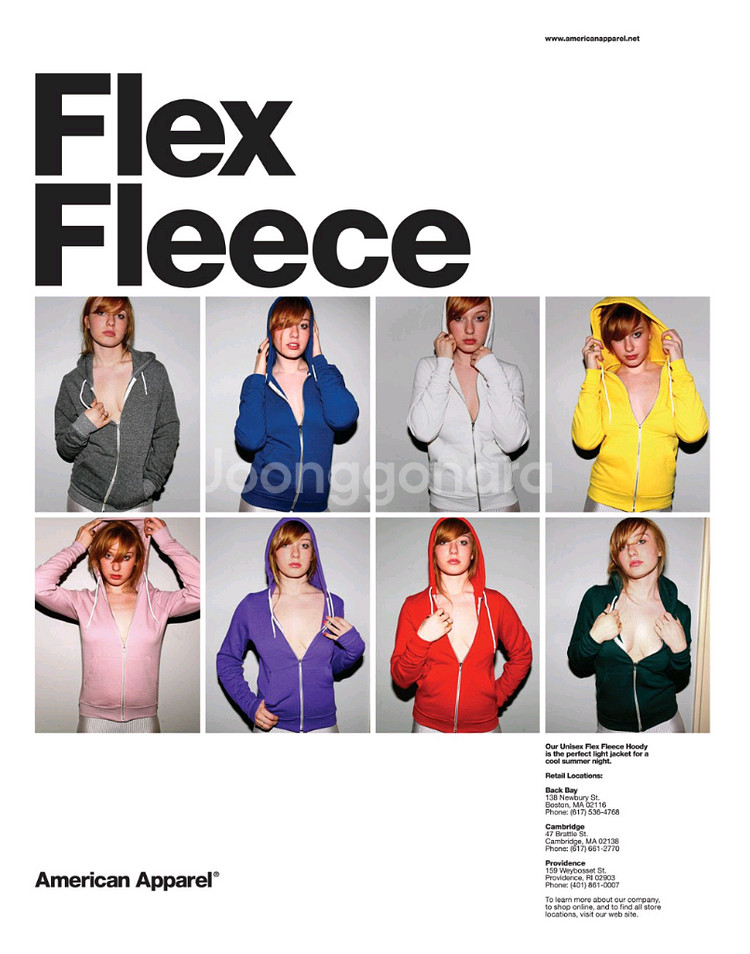 아메리칸 어패럴 후드집업 유니섹스 M Purple--8