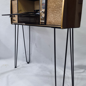 롱다리 진공관 포터블 AM/FM 스테레오 전축