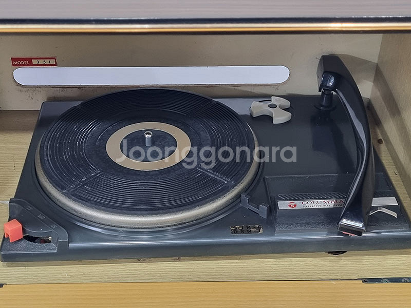 롱다리 진공관 포터블 AM/FM 스테레오 전축--3