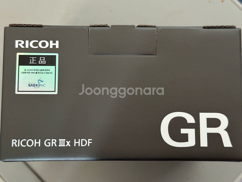 리코 GR IIIx HDF 블랙 (Korean Ver.) 미개봉 새상품 판매--1