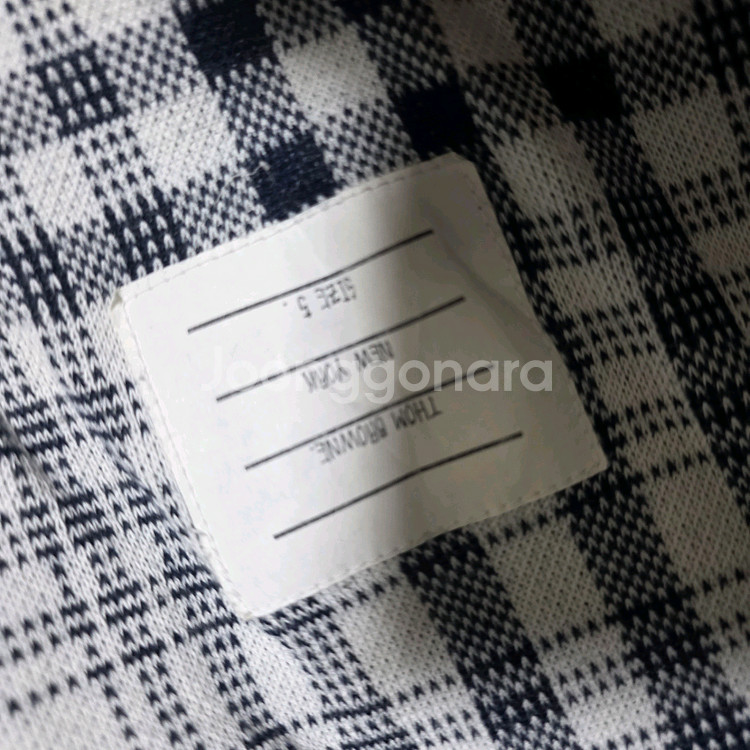 톰브라운 체크 맨투맨 사이즈5--3