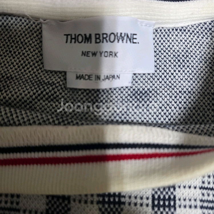 톰브라운 체크 맨투맨 사이즈5--2