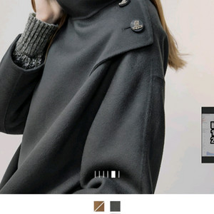 랑방 하이넥 케이프코트55 타임 더캐시미어 마인 시스템