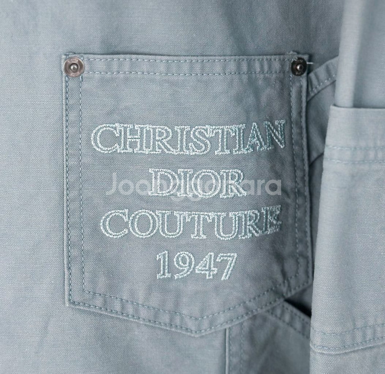 [40] Dior 디올 24SS 남성 꾸뛰르 자수 데님 셔츠 자켓--3
