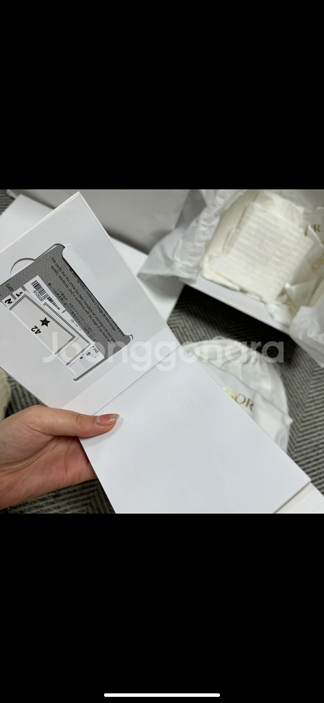 정품 디올 레이디백 스몰 페이던트 블랙 (이너백 증정)--8