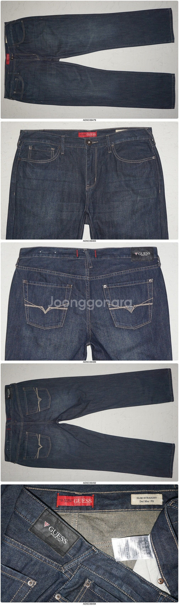 36사이즈 청바지(디젤,플랙진,게스,리바이스,캘빈클라인,버커루,닉스..)--7