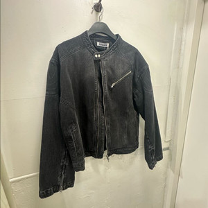 남자 숏 크롭 데님자켓 청자켓 바이커자켓 의류 새상품