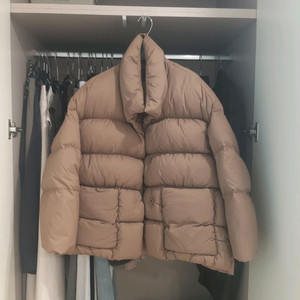 한섬 더캐시미어 구스다운 패딩점퍼