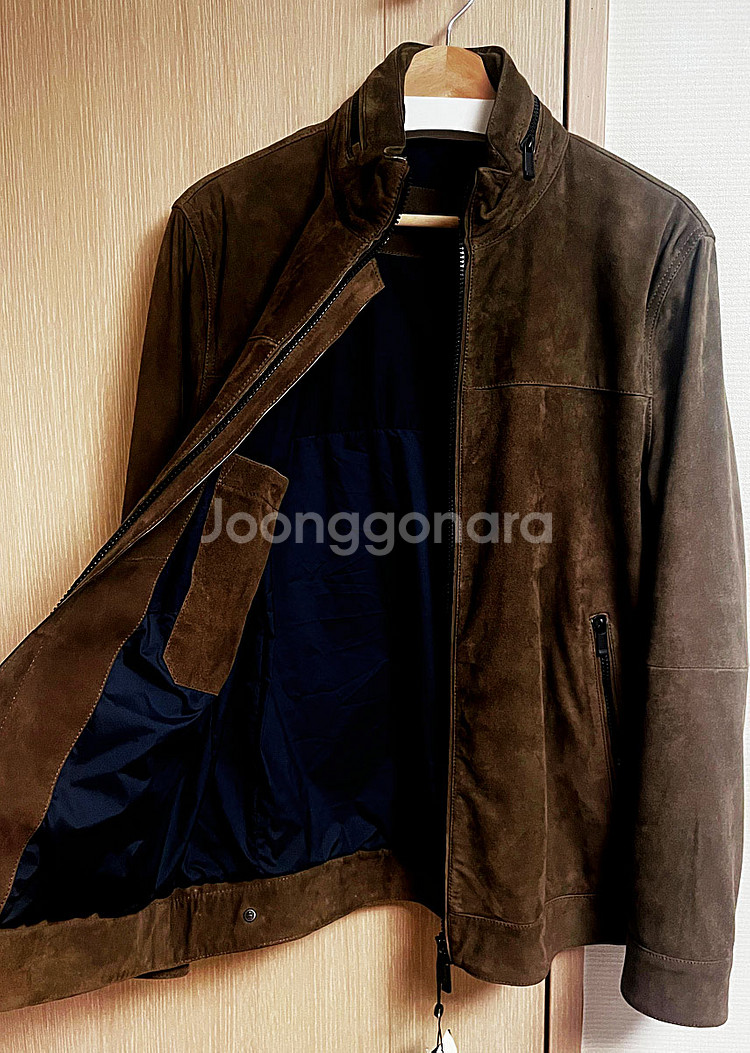 마시모두띠 스웨이드자켓 다크브라운 M사이즈[새상품]--2