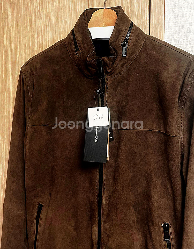 마시모두띠 스웨이드자켓 다크브라운 M사이즈[새상품]--3