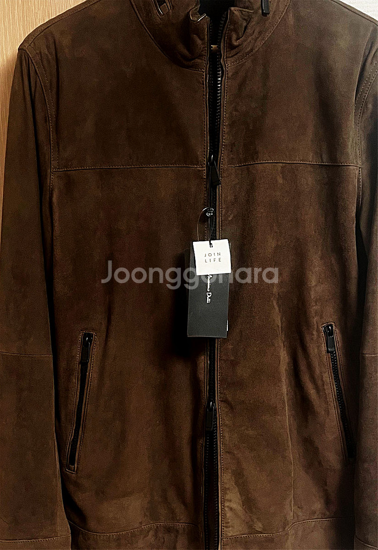 마시모두띠 스웨이드자켓 다크브라운 M사이즈[새상품]--4