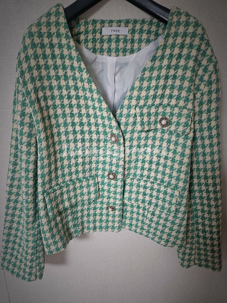 Twee 트위드 자켓 free 55-66--2