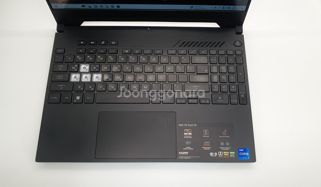 [게이밍]아수스 15인치 게이밍노트북 TUF(i7-12th/3060/풀업글)--4