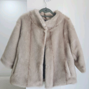 페이크퍼 코트 자켓