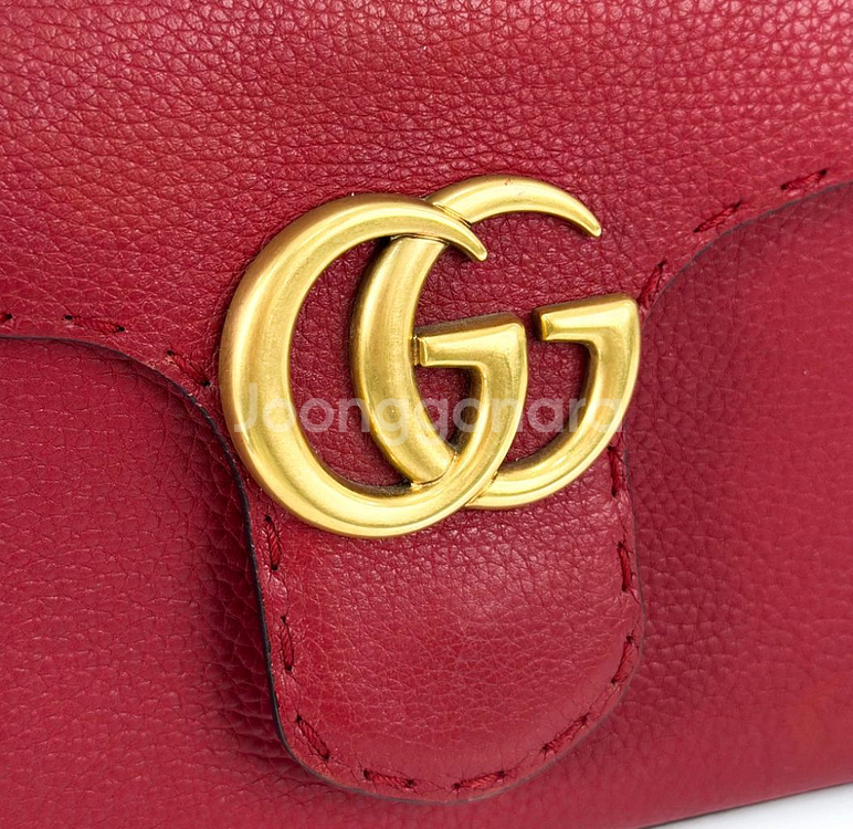 [S] Gucci 구찌 마몬트 마틀라세 탑핸들 스몰 투웨이 크로스 숄더백--6