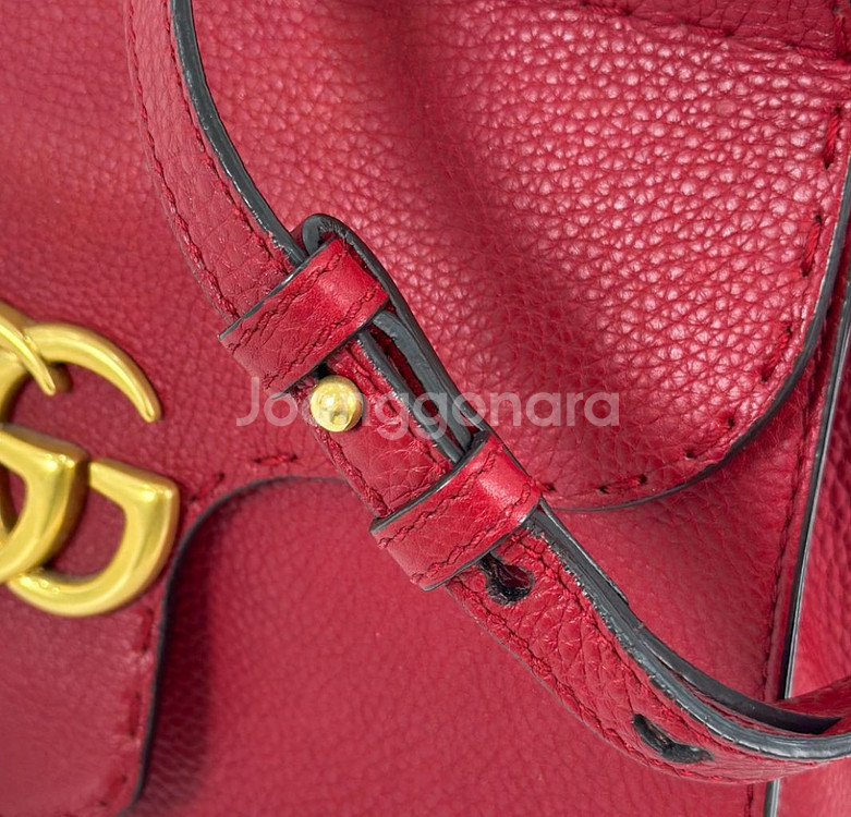 [S] Gucci 구찌 마몬트 마틀라세 탑핸들 스몰 투웨이 크로스 숄더백--7