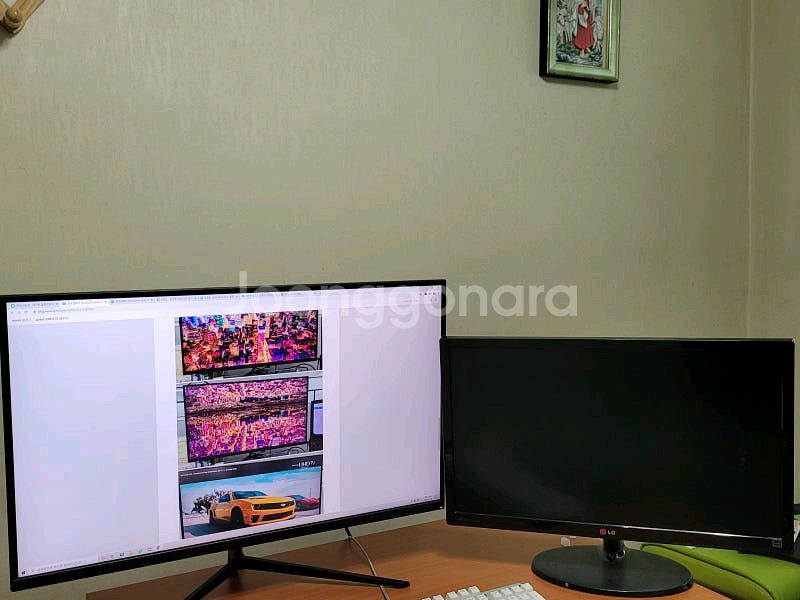 한성 32인치 QHD 모니터 144Hz TFG32Q14F 무결점 팝니다--1