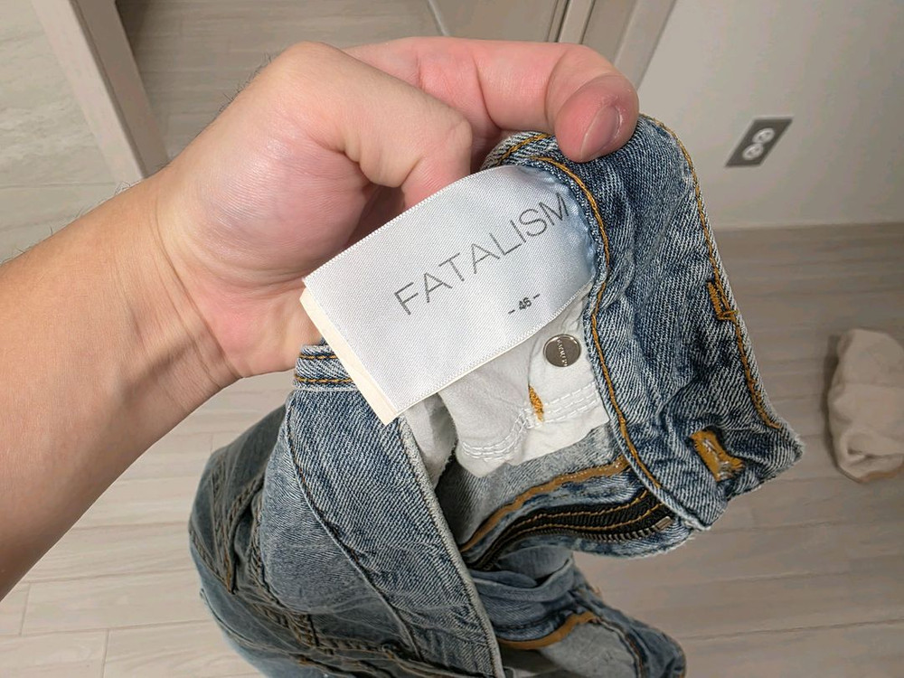 FATALISM페이탈리즘 와이드 데님 팬츠 46 이미지