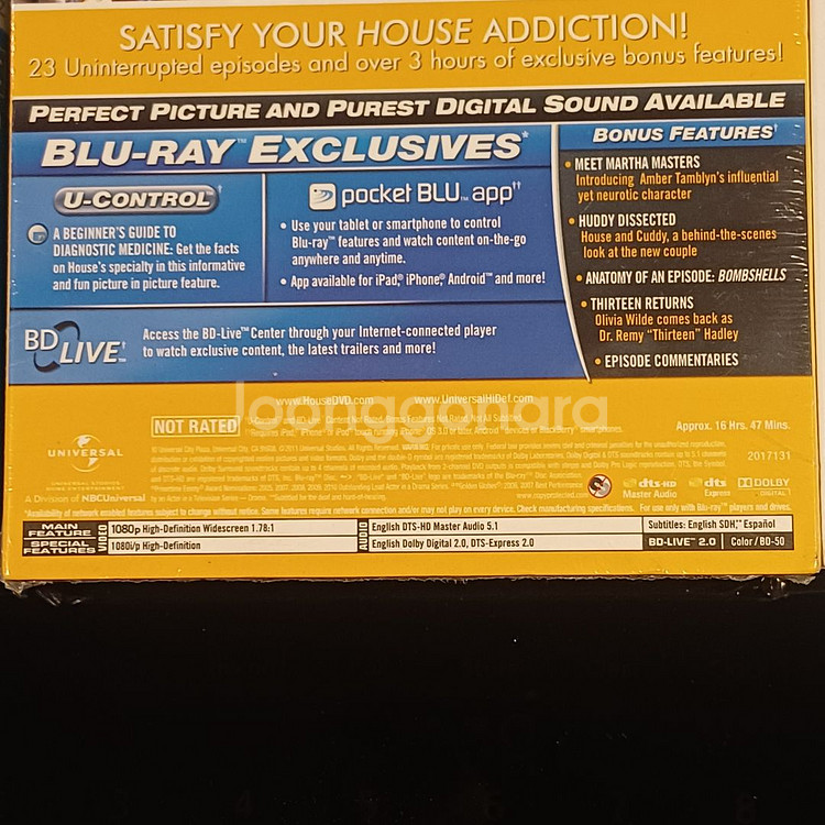 (미개봉블루레이) 미드 하우스 시즌6,7,8--3