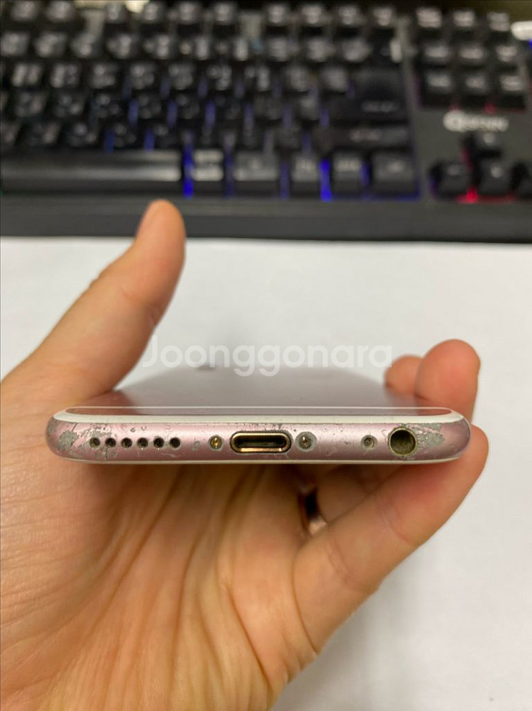 아이폰6S 로즈골드 64GB 빈티지감성카메라--6